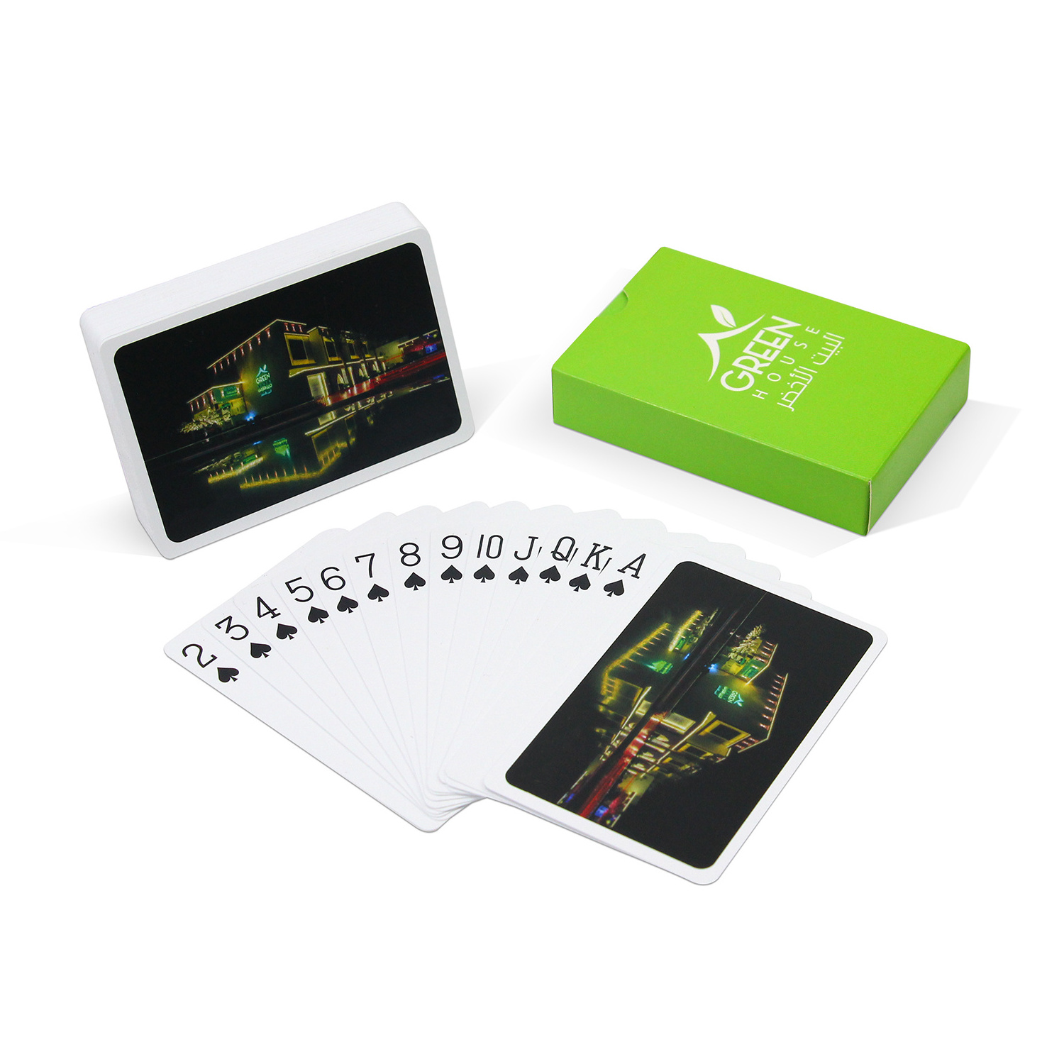 Wholesale Manufacturer Poker Custom Logo Magic Casino Cardistry Fancy Paper 54 Deck Of Playing Cards