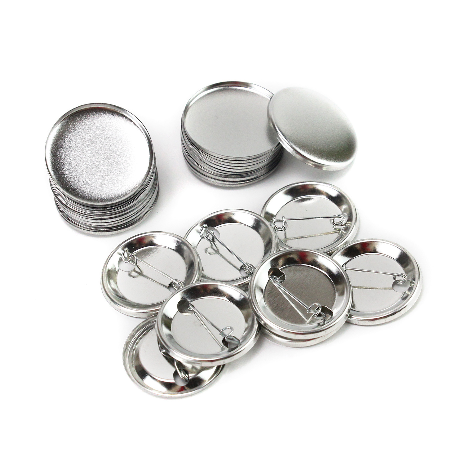 Reliable and Cheap Blank Pin Button Badge Material Component Metal Making Material Parts 37mm 58mm 44mm