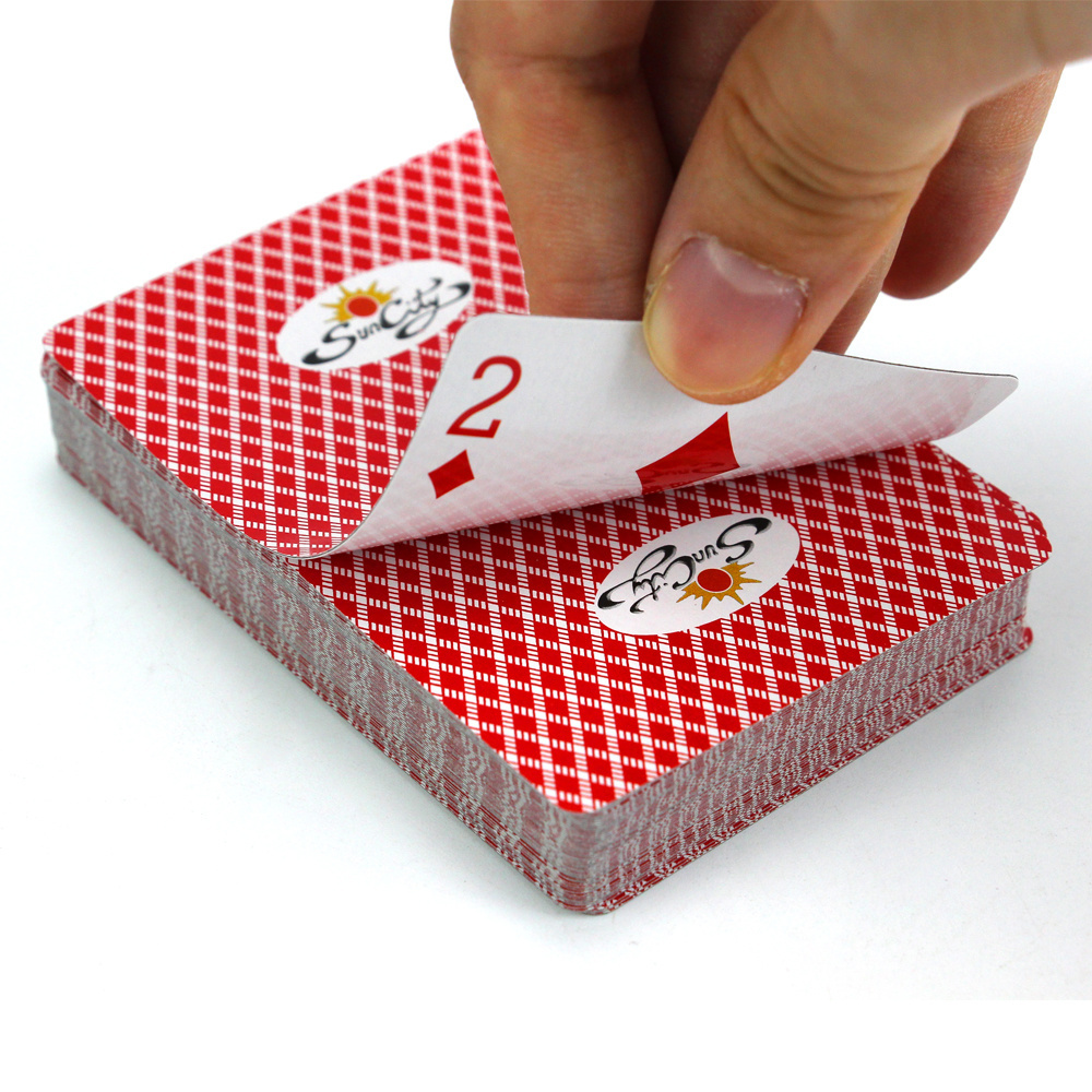 Design Own Logo Playing Paper Cards Bulk Cartas De Baralho Personalizado Paper Poker Deck Of Cards Custom Printing