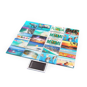 Best selling Hot Miami Florida styles USA fridge magnet distributor souvenir shops ocean sand beach fridge magnet