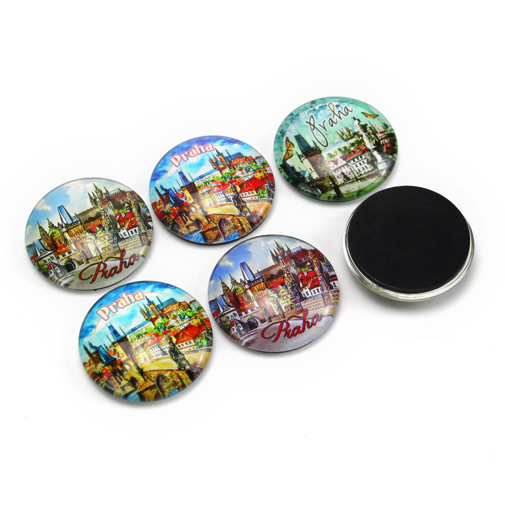 Customizable Souvenir Photo Printing Machine For Maker Magneet Landen Crystal Glass Fridge Magnet