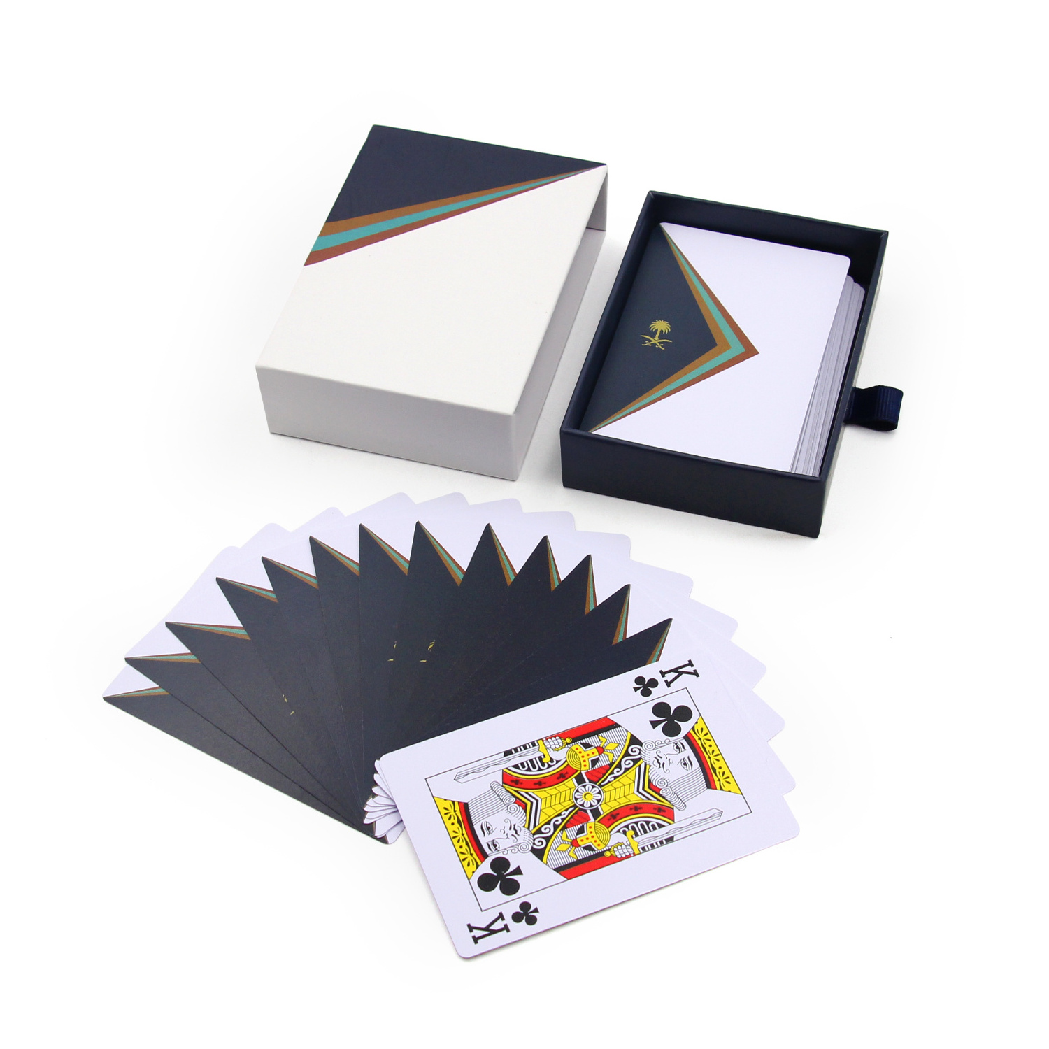 Ningbo Factory Cheap Custom Personalize Graphic Full Color Game Poker Playing Card With Tin Box