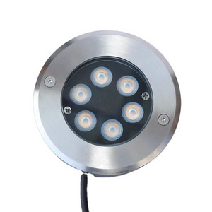 Outdoor Ip67 Rgb Color Change Inground  24v 6w Multicolor Led Recessed Deck inground Underground Light