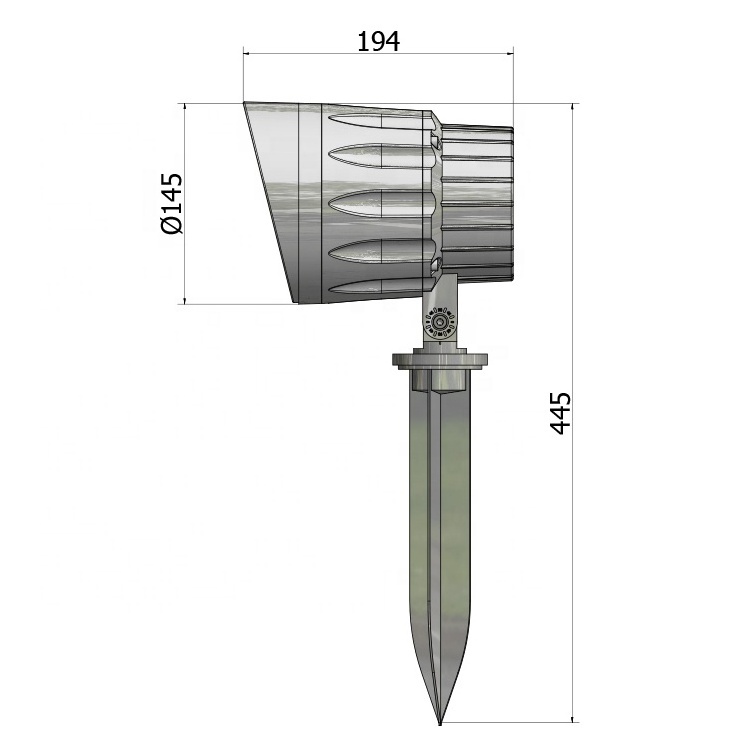 30w led spot light spike