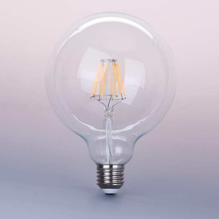 G125 G30 G25 Globe ball shape E26 E27 Retro Decorative  glass clear amber 4W 6W 8W 10W 12W LED Filament bulb Lights