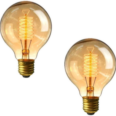 Vintage Edison Light Bulbs 40W E27 ES Retro Screw Dimmable Old Fashioned Style Globe Bulb light BestSuppliers