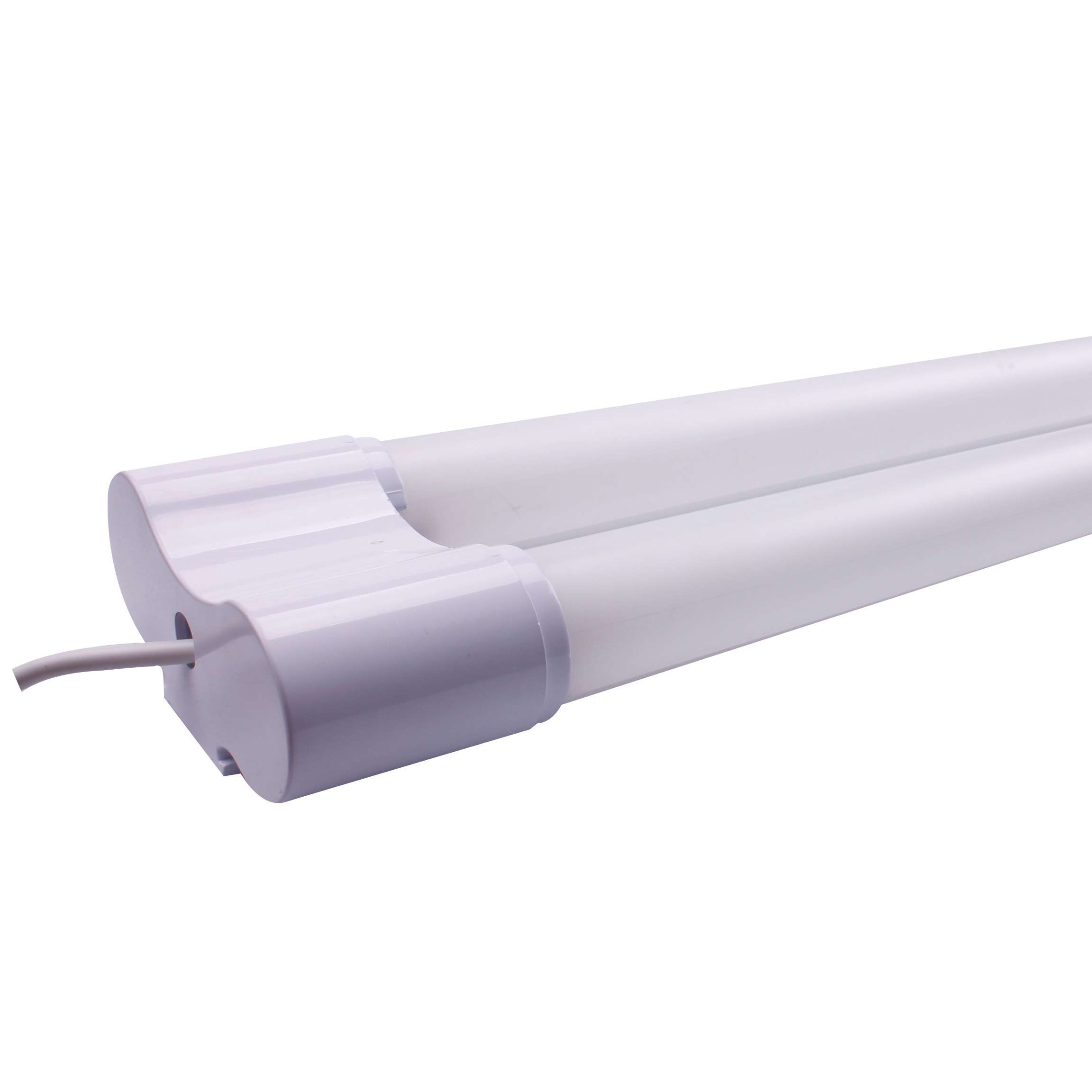 2102 Single or Double Integrated tube light fitting 2ft 4 ft 18w 36w 40w Watt LED tube Shop Light fixture