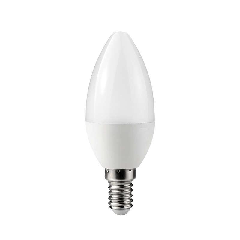 High quality LED CANDLE BULB 220V 110V E14 E27 3W 4W 5W 6W 7W 8W Flame LED Bulb Light LED-C37 Candle Lamp BULB