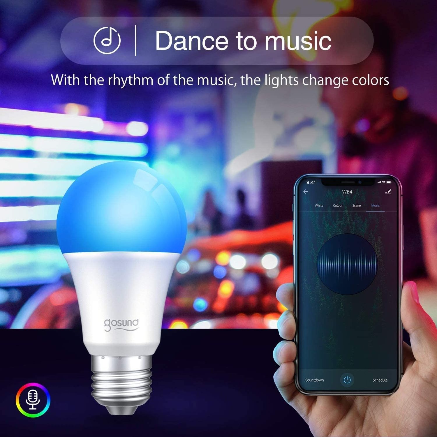 Ready dimmable bulb APP control TUYA Google Home Alexa  A65 12W WIFI RGB E27 SMART RGB WIFI  led bulb