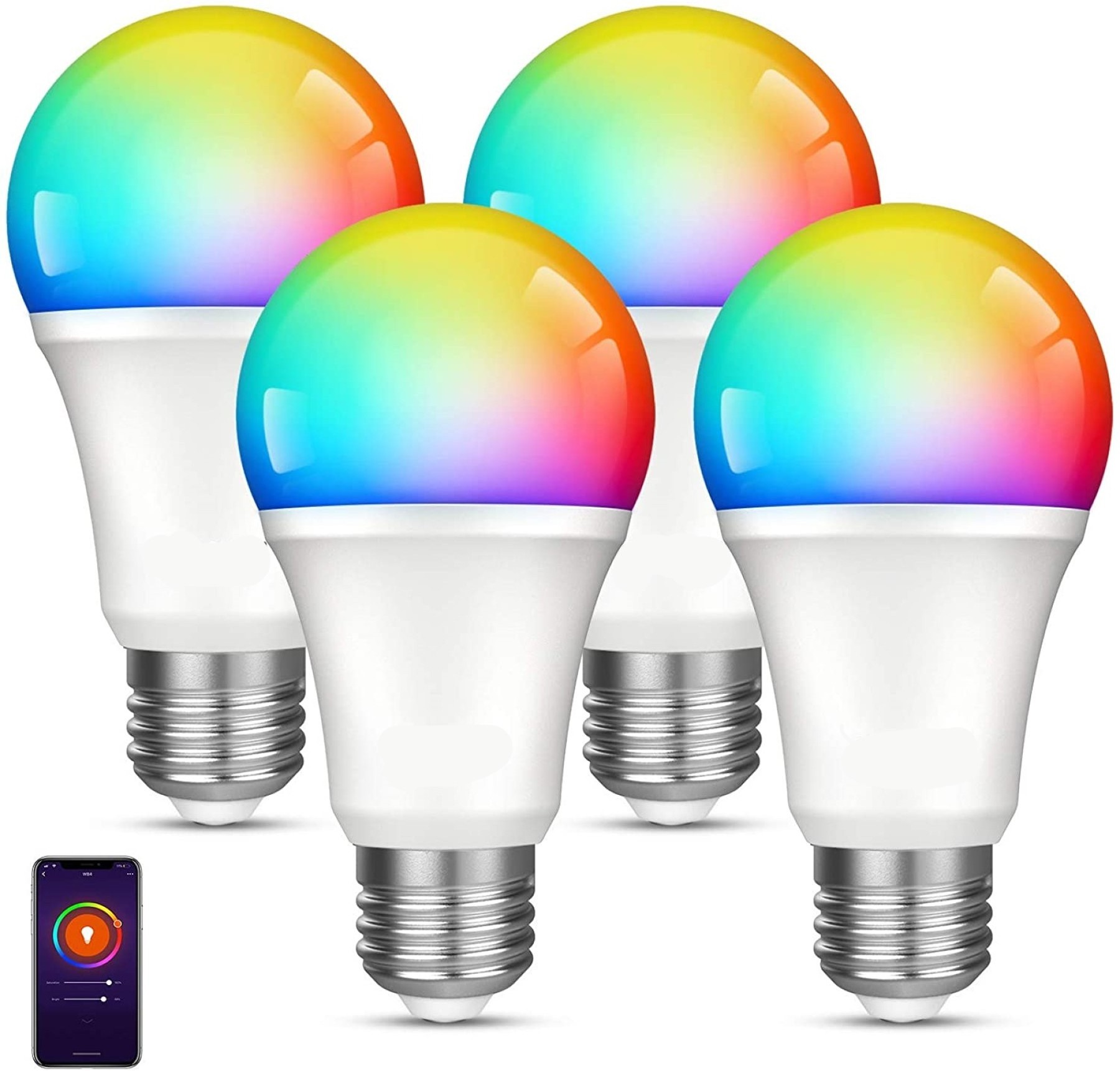 Ready dimmable bulb APP control TUYA Google Home Alexa  A65 12W WIFI RGB E27 SMART RGB WIFI  led bulb