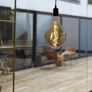 Decorative vintage big size led bulb Special shape Alien 4W 6W 8W E26 E27 E40 base large oversize led filament bulb