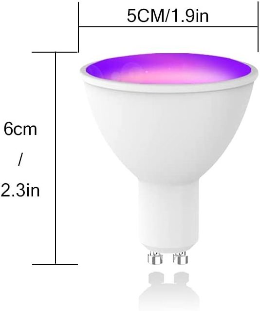 Good quality Spotlight Downlight Track Light Recessed  Mini Spot Lamp Dimmable RGB color Tuya Wifi Smart LED Bulb GU10 Lights