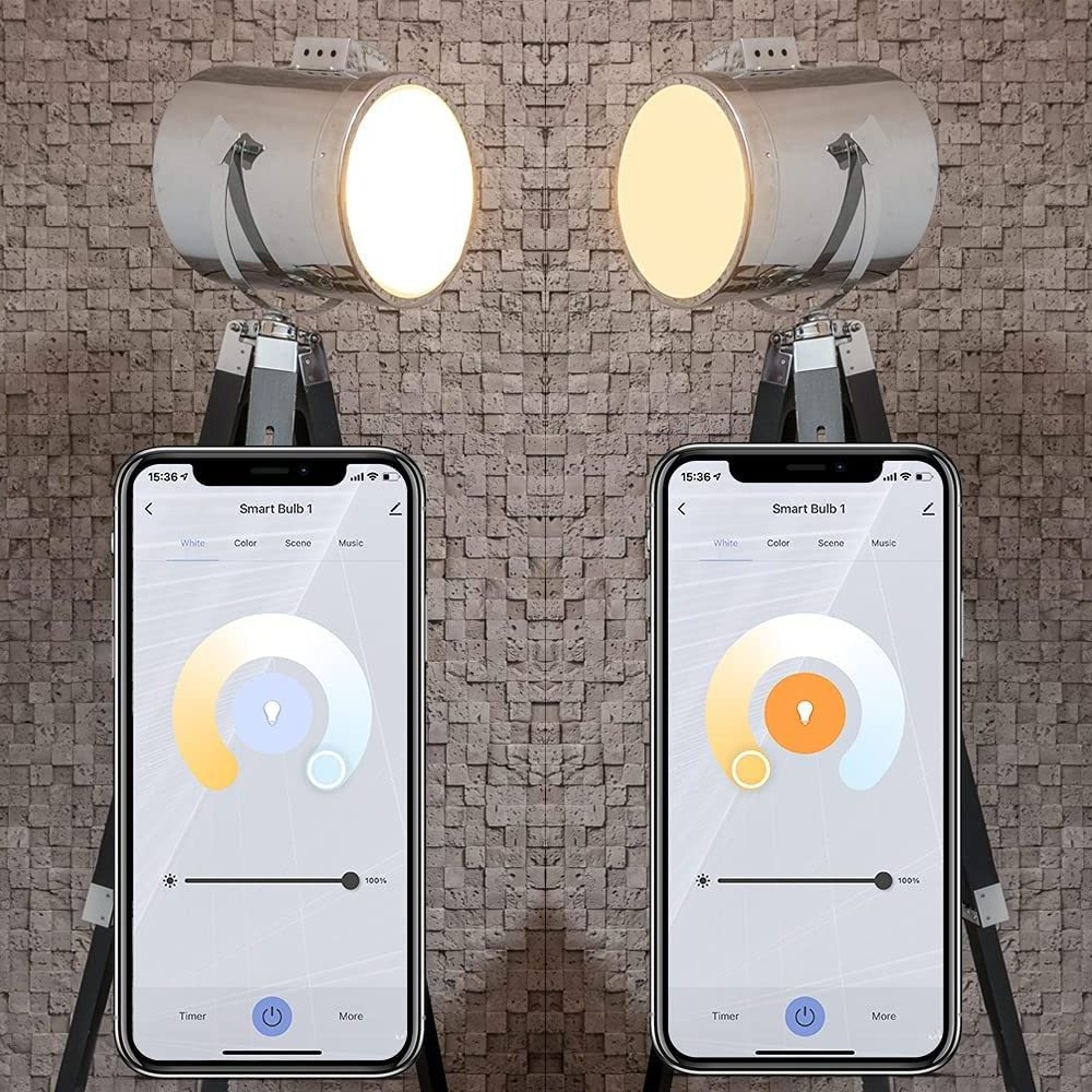 Best Wholesale Alexa Google Home Track Light Recessed Mini Spot Lamp Dimmable RGB color Tuya Wifi APP Smart LED Bulb GU10 Lights