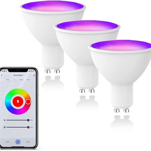 Smart LED Bulb Alexa Google Home Track Light Recessed Mini Spot Lamp Dimmable RGB color TUYA WIFI APP GU10 Lights