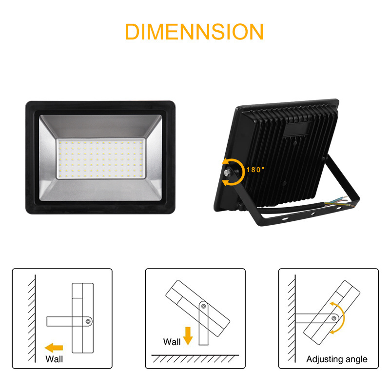 LED WORK Flood Light Super Bright Security Lights IP65 10W 20W 30W 50W 70W 100W 150W Flood lamp for Outdoor Using