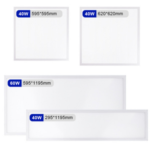 Good Quality Bright White ERP 40W Cool White AC85-265V Embedded Square Aluminum Flat Led Ceiling Lighting 6060 Big Panel Light