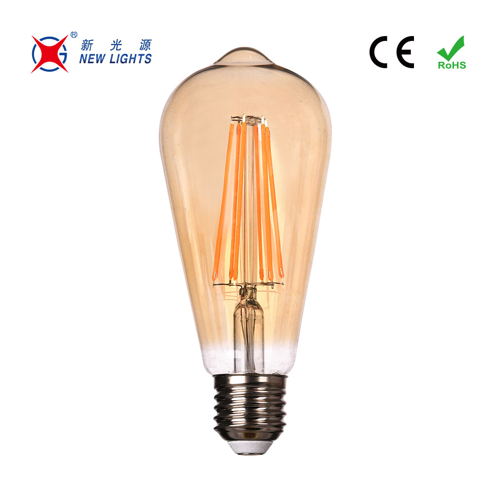 Energy Saving 4W 6W 8W 10W 12W 15W Warm Cold White Optional Bulb Style E26 E27 B22d General Lighting ST Series LED Bulb