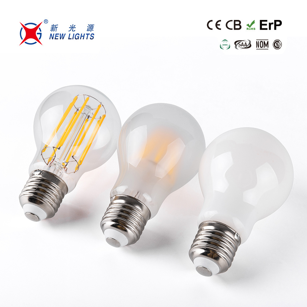 Best Seller Light Sensor 4W 6W 8W Dimmable Automatic Smart LED Filament Bulb for Manned Dark Occasion