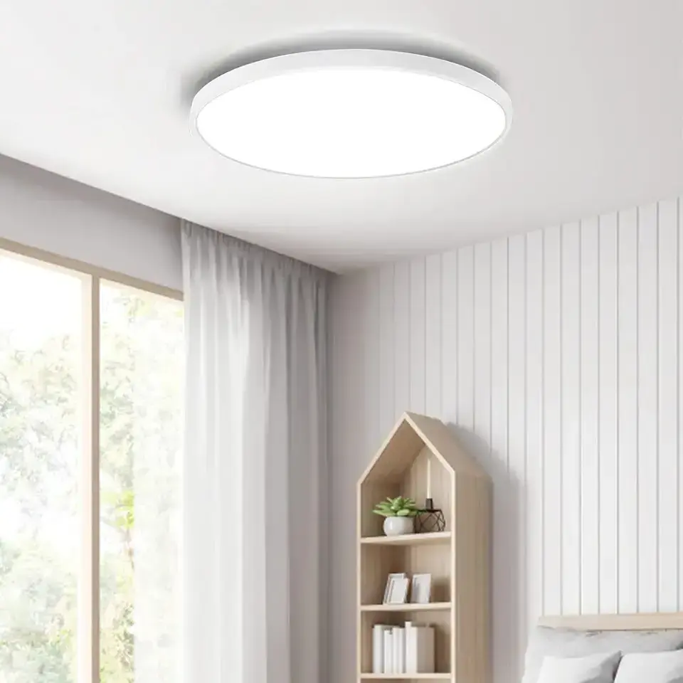 Energy-Saving 18W Simple Round Low Profile Ceiling Light Modern Office Home LED Ceiling Light