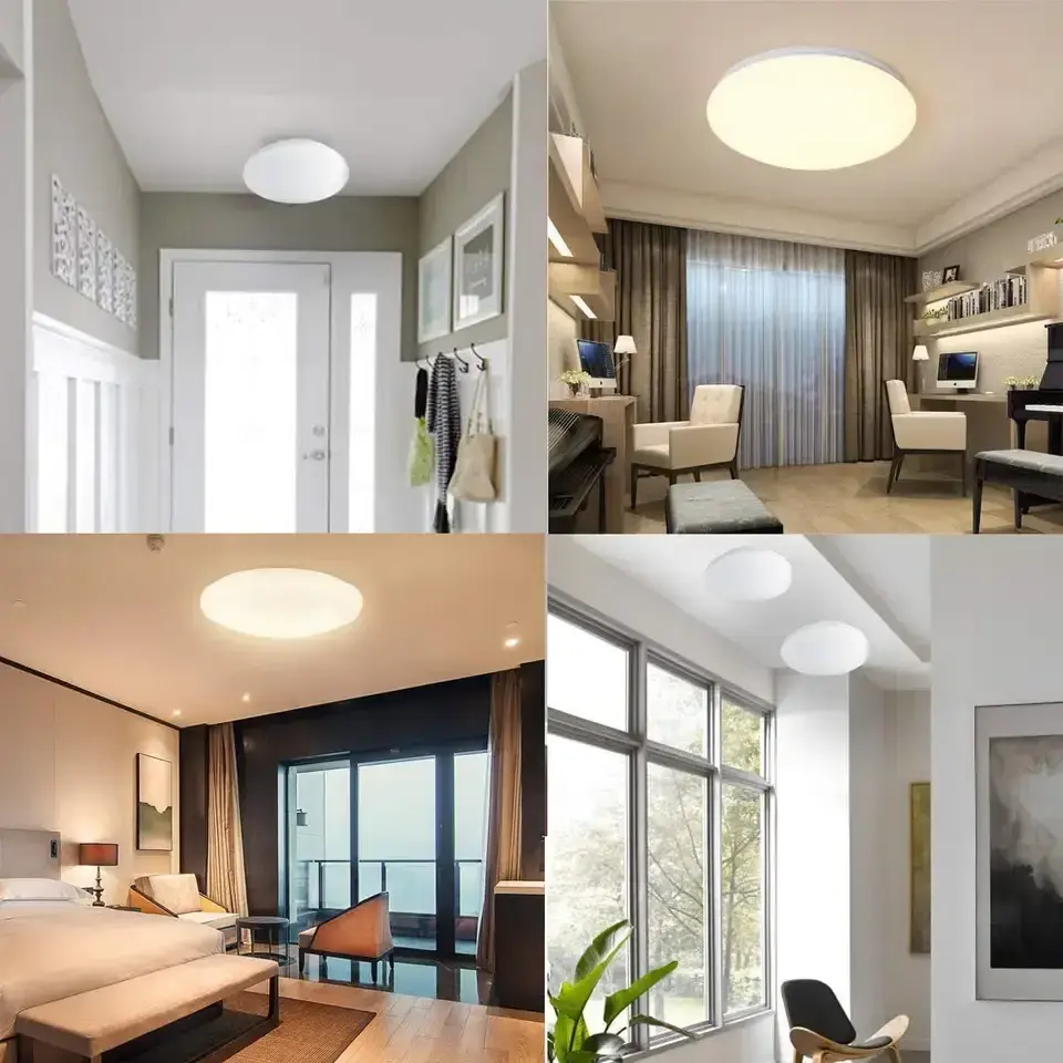 Energy-Saving 18W Simple Round Low Profile Ceiling Light Modern Office Home LED Ceiling Light