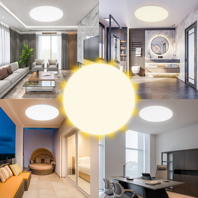 Long Lifetime 12W 18W 28W IP54 LED Round Ceiling Light Ultra Slim Panel LED Ceiling Light 3000K/4000K/6500K