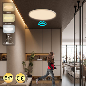 High Quality 24w 32W Round Smart Ceiling Night Lights Modern IP54 3CCT Dimmable Sensor LED Ceiling Lights