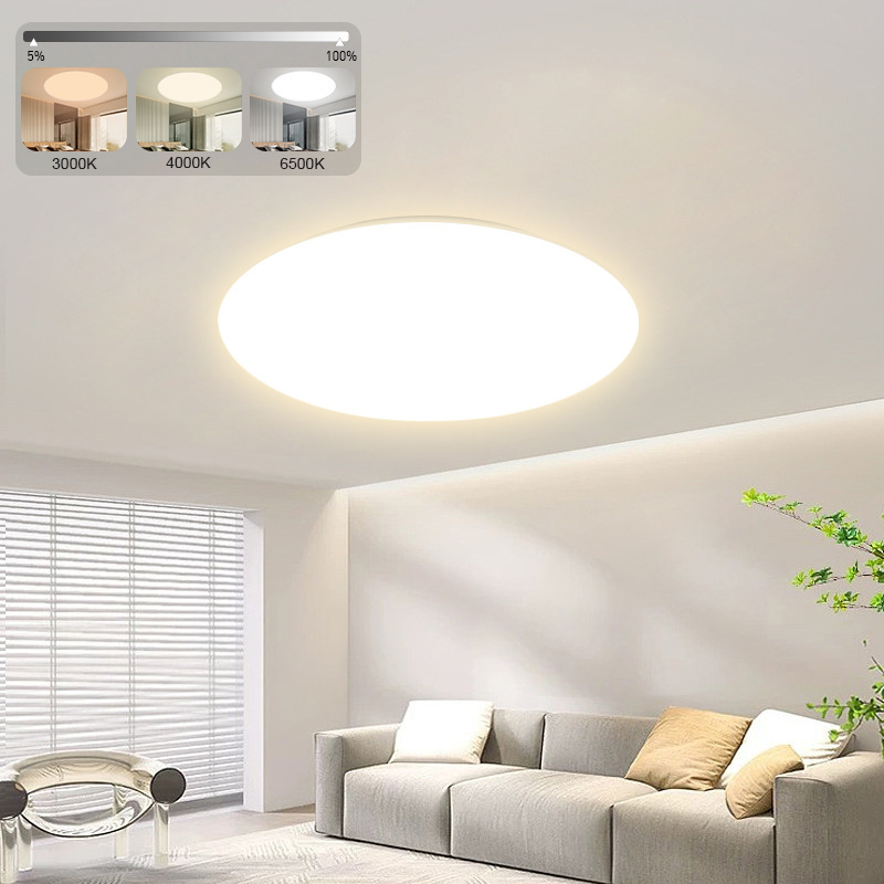 Contemporary Decorative Stepless Dimming Round Flush Mount 18w IP54 Led Ceiling Lights with Factory Price