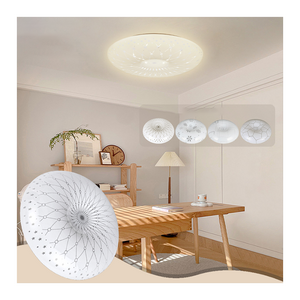 Wholesale Price Modern Round Fixtures Three Color Changing Led Ceiling Lights for Living Room Bedroom