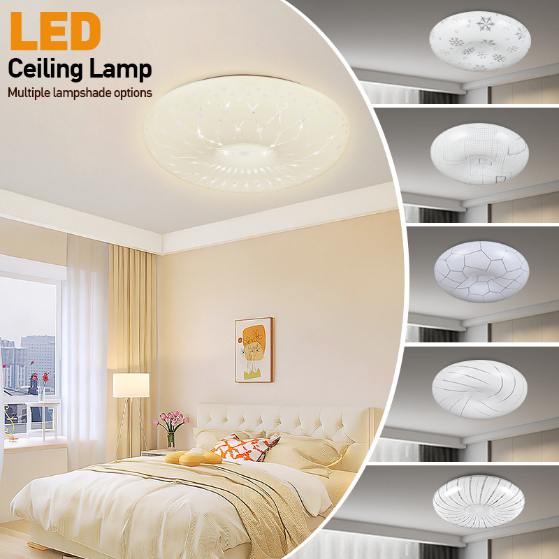 Luxury Surface Mount Decoration Ceiling Fixtures Modern 9W Round Led Ceiling Lights For Interior Lighting