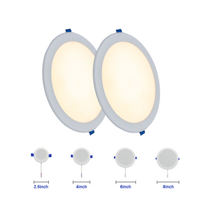 Wholesale Price 4Inch 6 Inch Ultra Thin Led Panel Light 3-18w Dimmable Led Slim Recessed Panel Downlights