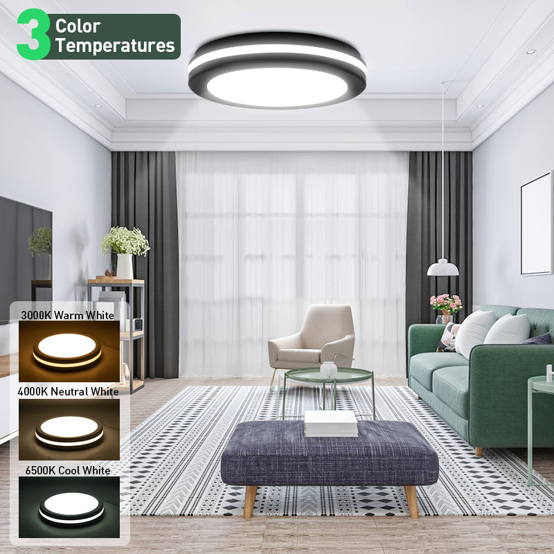 Home Bedroom Living Room Led Ceiling Light Round Surface Mounted Energy Saving Led Ceiling Light Fixtures