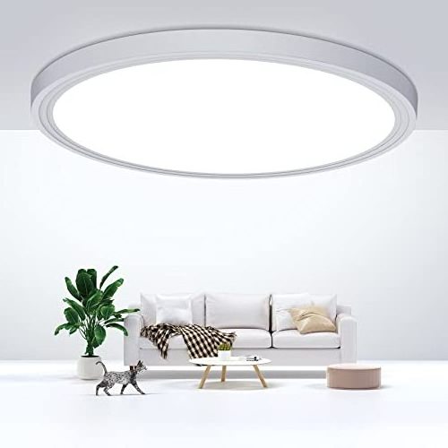 High Bright 3200lm Color Adjustable 12Inch 24W Dimmable Smart Square Model Flush Mount Remote Control Super Slim Ceiling Lamp