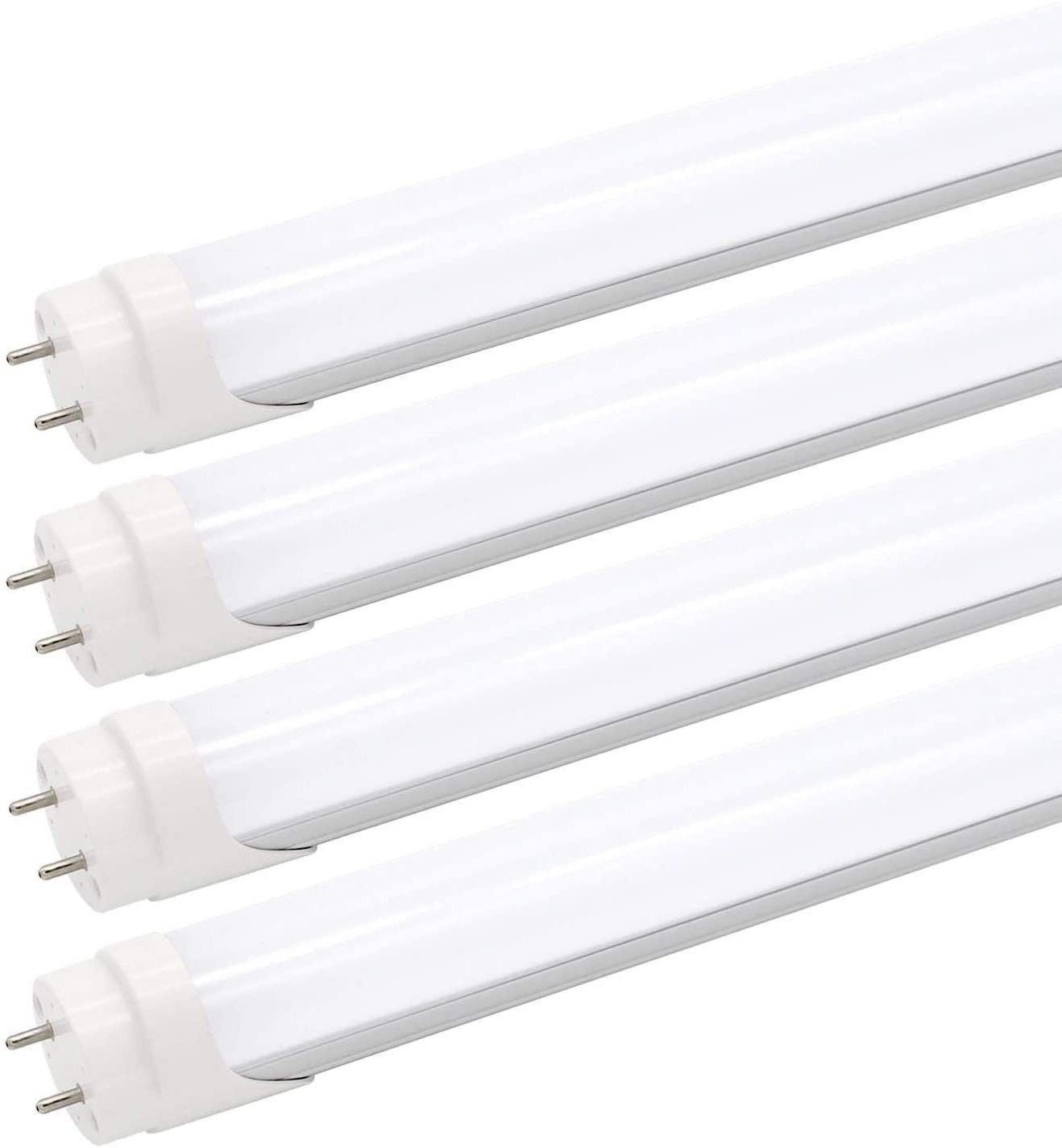 OEM DLC List day light aluminum and pc double sided 1FT 2FT 3FT 4FT 5FT 8FT Fluorescent T8 led housing G13 led tube