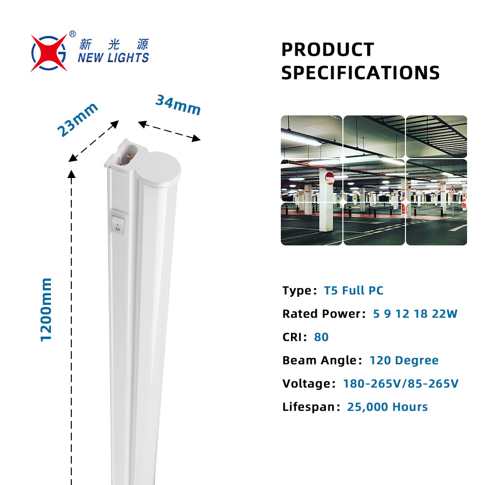 Barrina Lights  Ceiling Fitting Batten T8 T5 2Ft 4Ft Fluorescent Lamp Replace Led Tube Fixture For Indoor Shop Lighting