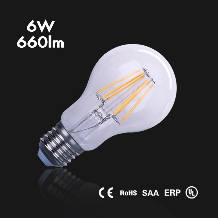 Hot product 2w 4w 6w 8w G45 G80 G95 G125 E27 E26 General electric led filament light bulbs glass globe bulb