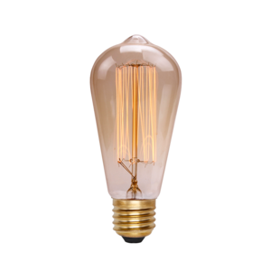 Home decorating st64 110v e26 edison lamp amber cover 40 watt vintage edison light bulb