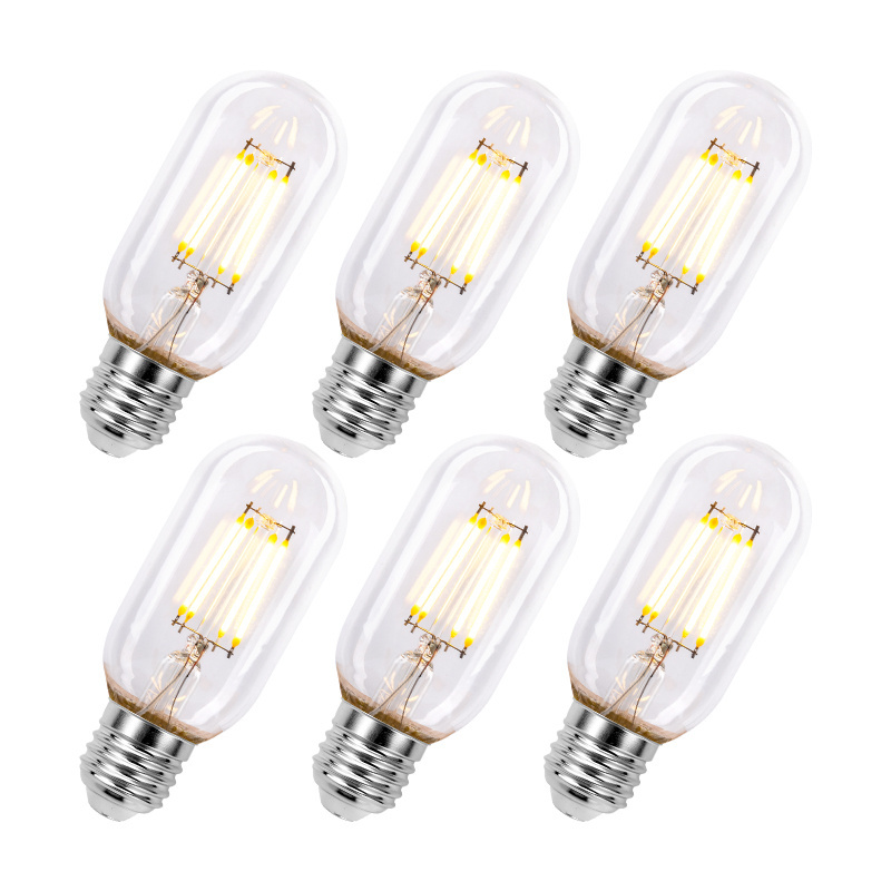 XGY LED Tungsten lamp CE&ROHS Standard 4W 110V T45 LED Filament bulb