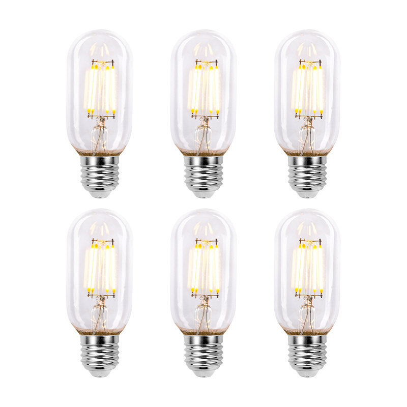 XGY LED Tungsten lamp CE&ROHS Standard 4W 110V T45 LED Filament bulb