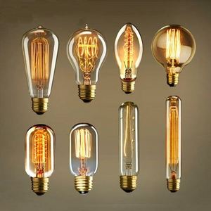 Christmas decoration E27 vintage edison bulb edison style light bulbs long tube incandescent Edison bulbs