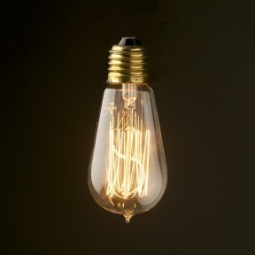 Warm color AC110V E26 40W ST64 Edison Bulb