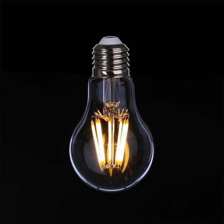 High lumen home bulb Lighting Sensor Smart  E26 E27 4W 8W LED Filament Bulb A60 lamp