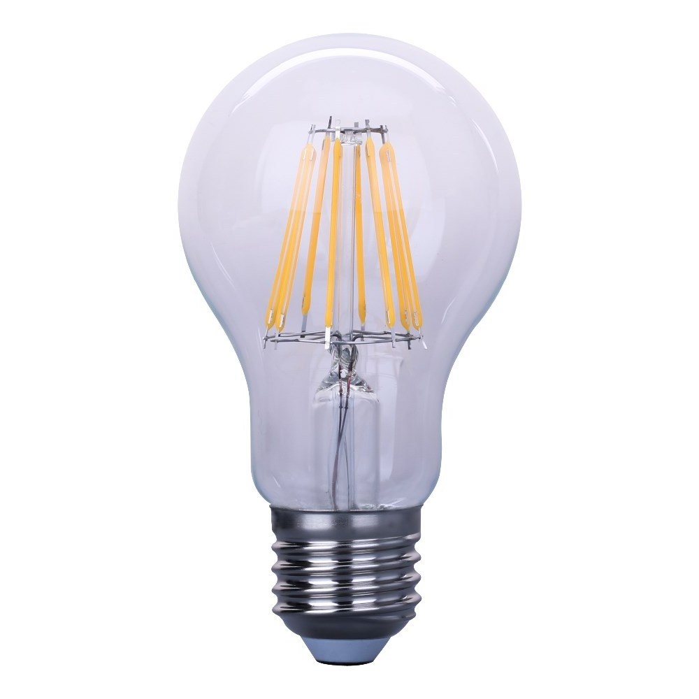 High lumen home bulb Lighting Sensor Smart  E26 E27 4W 8W LED Filament Bulb A60 lamp