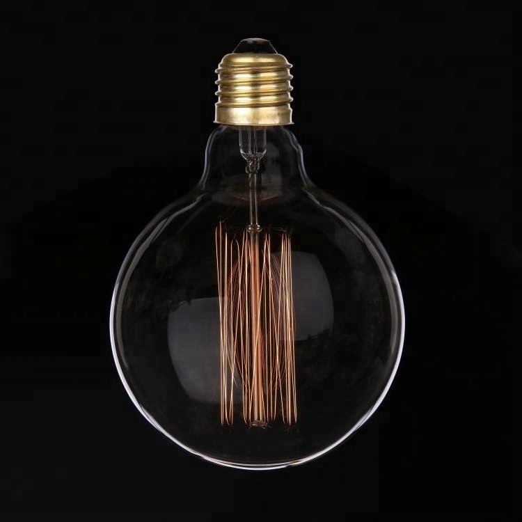 Vintage retro Spiral Squirrel Cage A60 T30 ST64 G80 G95 big globe 110V 220V  Light Bulb 25W 40W 60W G125  Lamp Edison Bulb