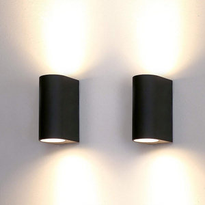 Outside Wall Sconce IP44 Waterproof Blackout Lights Aluminum Outdoor Wall Light Up Down Exterior Wall Lamp