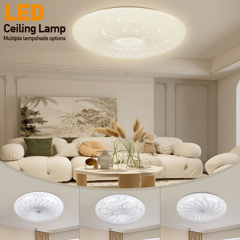 Luxury Surface Mount Decoration Ceiling Fixtures Modern 9W Round Led Ceiling Lights For Interior Lighting