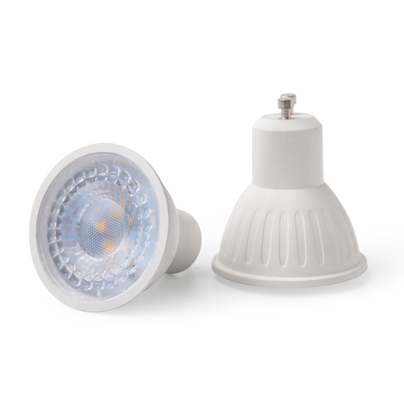 High Quality 3.5W 4W 5W 6W 7W 8W Milky White Aluminum PBT Body GU5.3 GU10 LED Bulb for Indoor Lighting