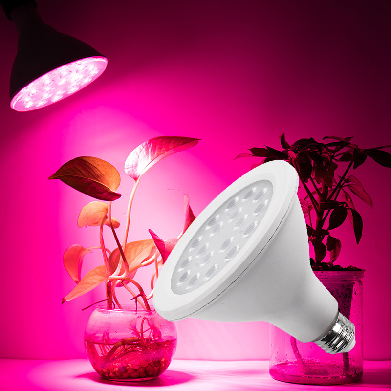 2023 Fashion Cute Beautiful White 56*130mm 125*135mm 10W 18W 30W Optional LED Bulbs BR30 PAR38 for Indoor Plant Growing