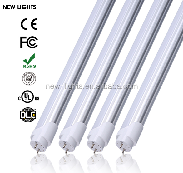 OEM DLC List day light aluminum and pc double sided 1FT 2FT 3FT 4FT 5FT 8FT Fluorescent T8 led housing G13 led tube