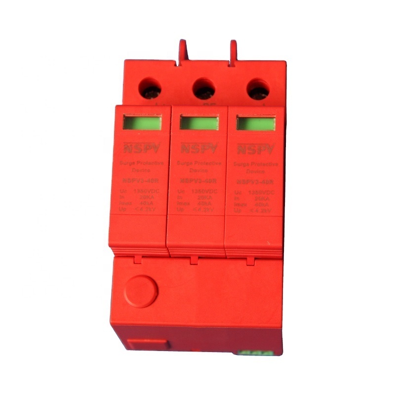 Wholesale Solar System PV Surge Protective Device 3p DC SPD Lightning Protector 40 20 Surge Protector 2 Pole Parafoudre