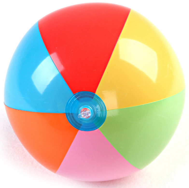 Wholesome Custom PVC  Colorful Beach Ball Inflatable Pool Toys